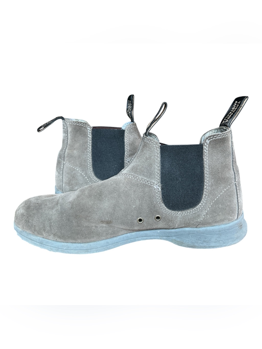 Blundstone Men’s Rustic Gray Leather Ankle Grip Chelsea Boots B#: 000546
